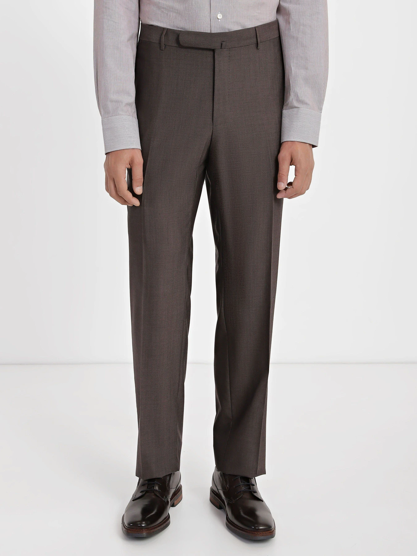 Брюки Zegna модель TR8567_Коричневий Брюки Zegna модель TR8567_Коричневий Фото