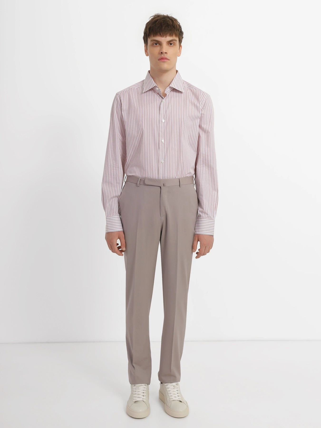 Брюки Zegna модель TR8578_Коричневий Брюки Zegna модель TR8578_Коричневий Фото