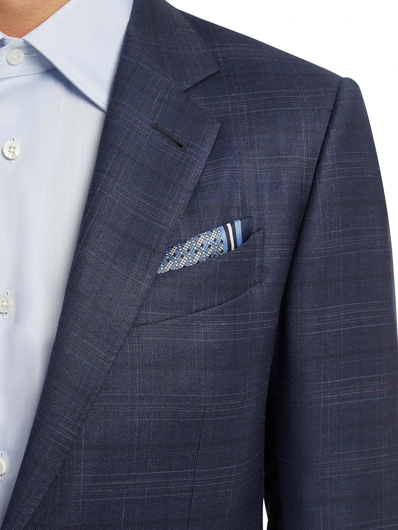 Шарфи та хустки Zegna модель AC310354_Синій Шарфи та хустки Zegna модель AC310354_Синій Фото