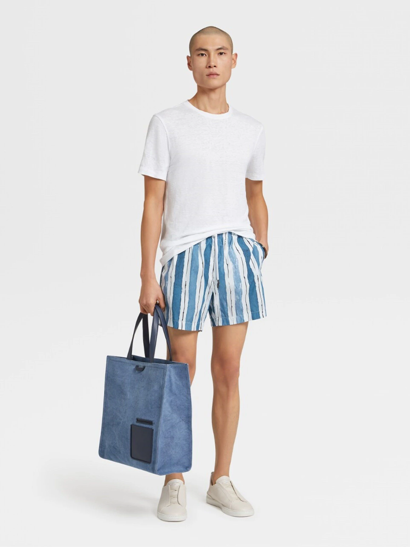 Футболки и поло Zegna модель KN312667_Білий Футболки и поло Zegna модель KN312667_Білий Фото