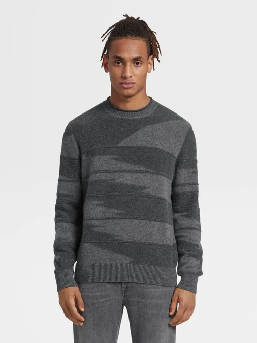 Светри та кардигани Zegna модель KN313002_Сірий Фото