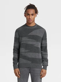 Свитры и кардиганы Zegna модель KN313002_Сірий Фото