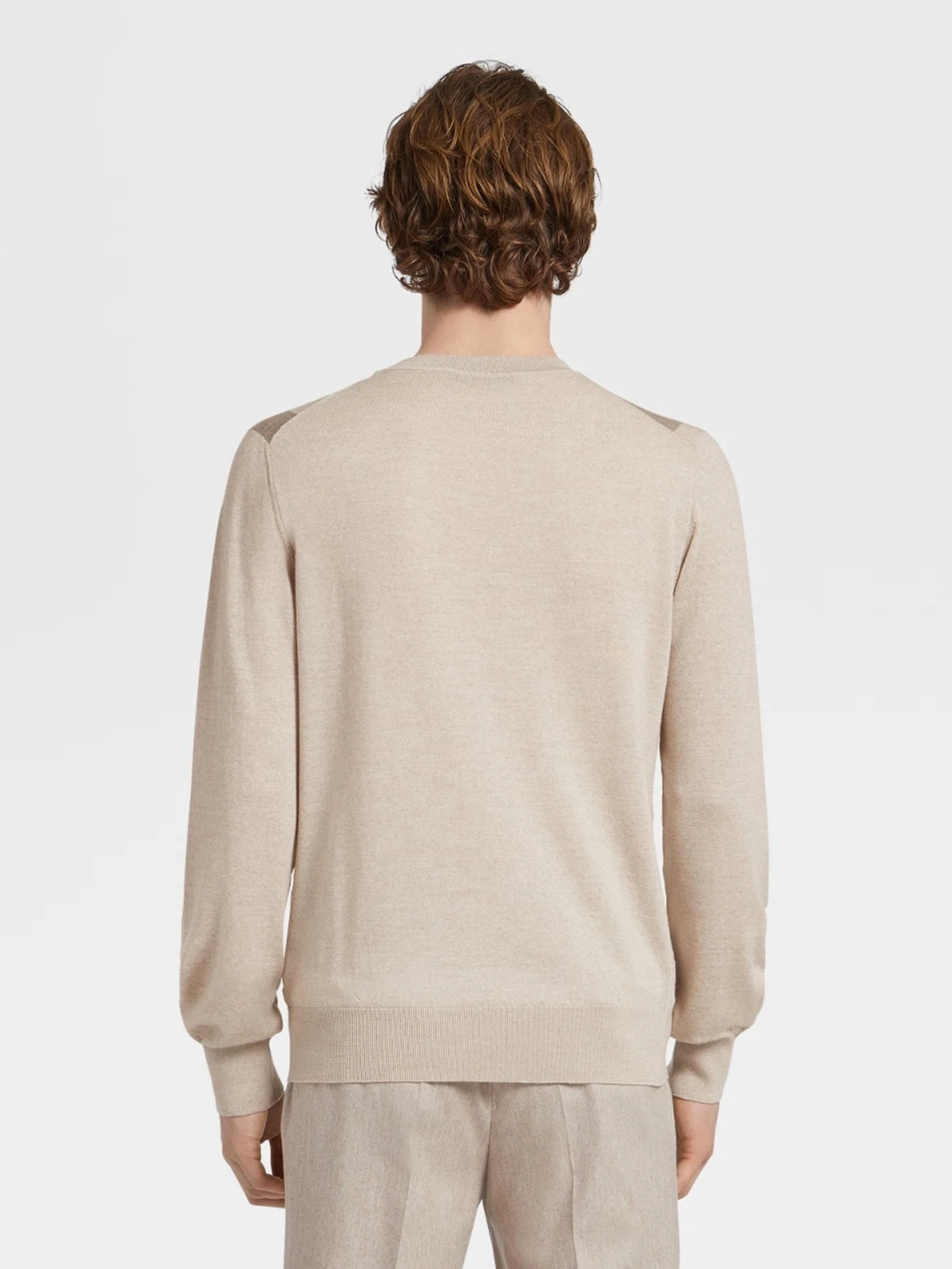 Свитры и кардиганы Zegna модель KN313062_Бежевий Свитры и кардиганы Zegna модель KN313062_Бежевий Фото