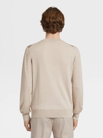 Свитры и кардиганы Zegna модель KN313062_Бежевий Фото