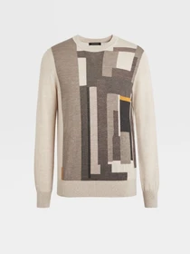 Свитры и кардиганы Zegna модель KN313062_Бежевий Фото