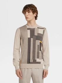 Свитры и кардиганы Zegna модель KN313062_Бежевий Фото