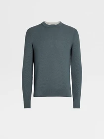 Свитры и кардиганы Zegna модель KN313924_Морська хвиля Фото
