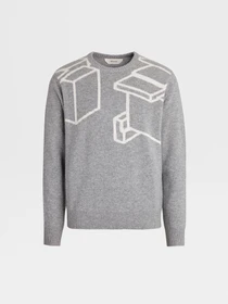 Светри та кардигани Zegna модель KN315037_Сірий Фото