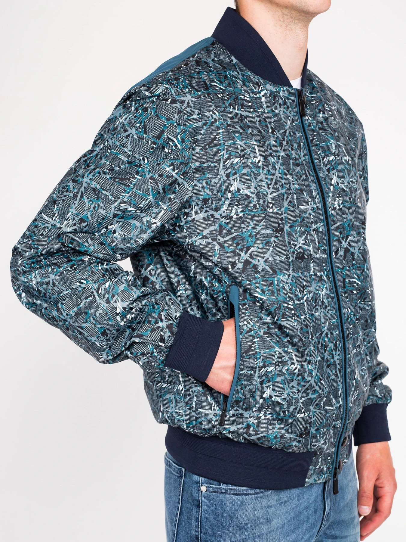 Куртки та дублянки Zegna модель OU312372_Синій Куртки та дублянки Zegna модель OU312372_Синій Фото
