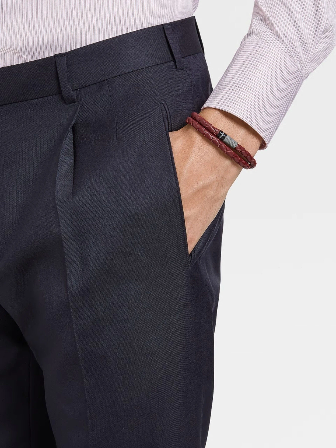 Кожаные Zegna модель BU313495_Червоний Фото