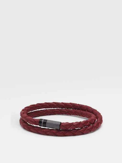 Шкіряні Zegna модель BU313495_Червоний Фото