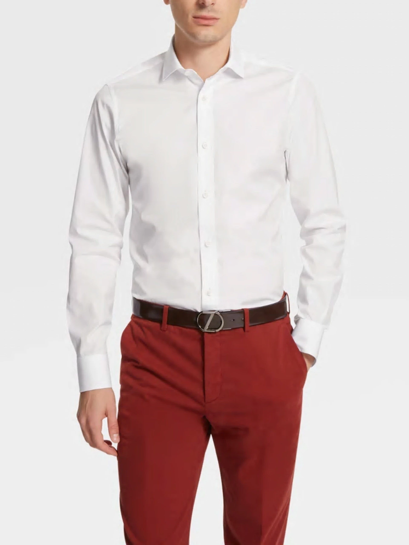 Рубашки Zegna модель SH308403_Білий Рубашки Zegna модель SH308403_Білий Фото