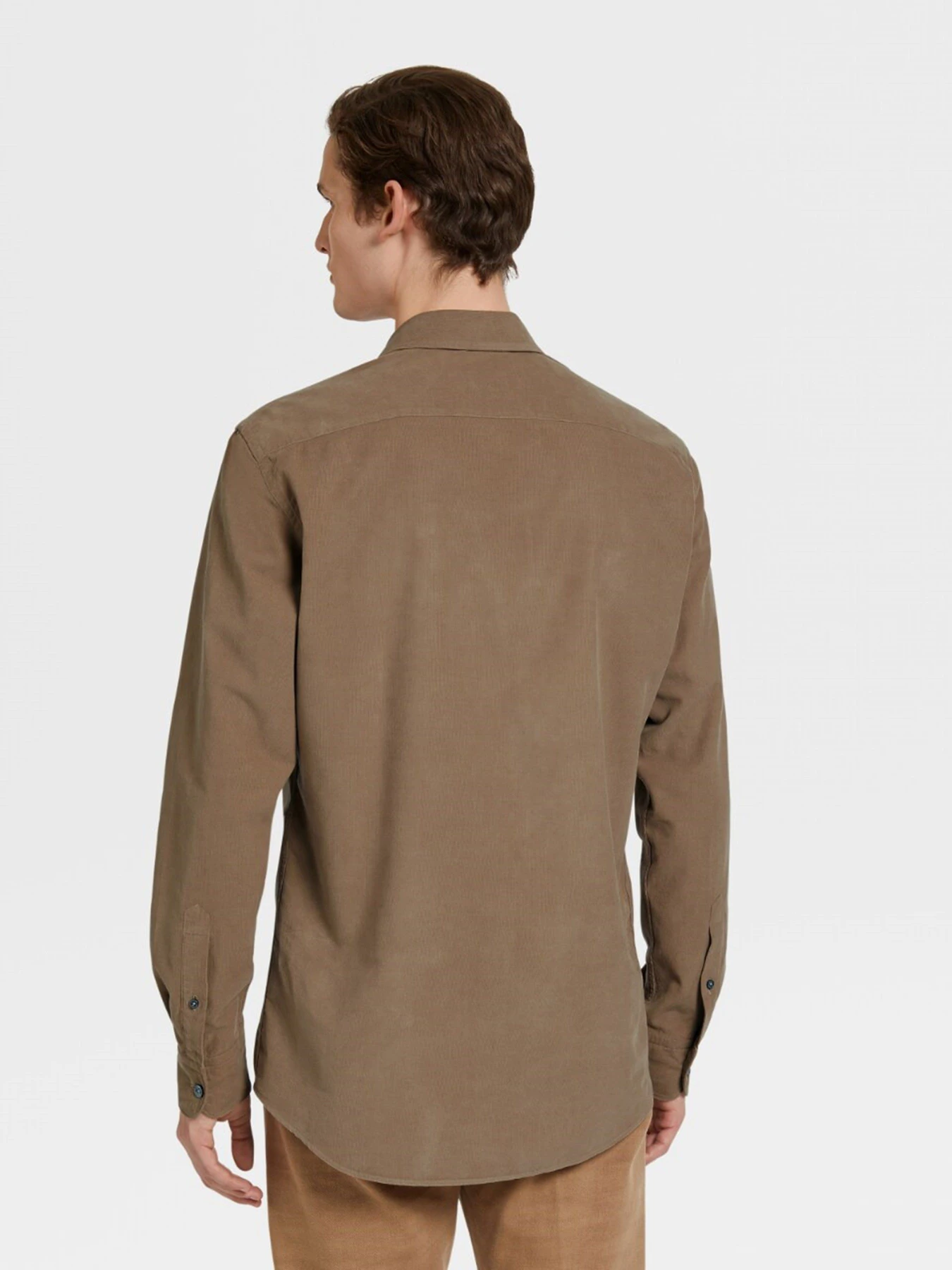 Сорочки Zegna модель SH311374_Бежевий Сорочки Zegna модель SH311374_Бежевий Фото