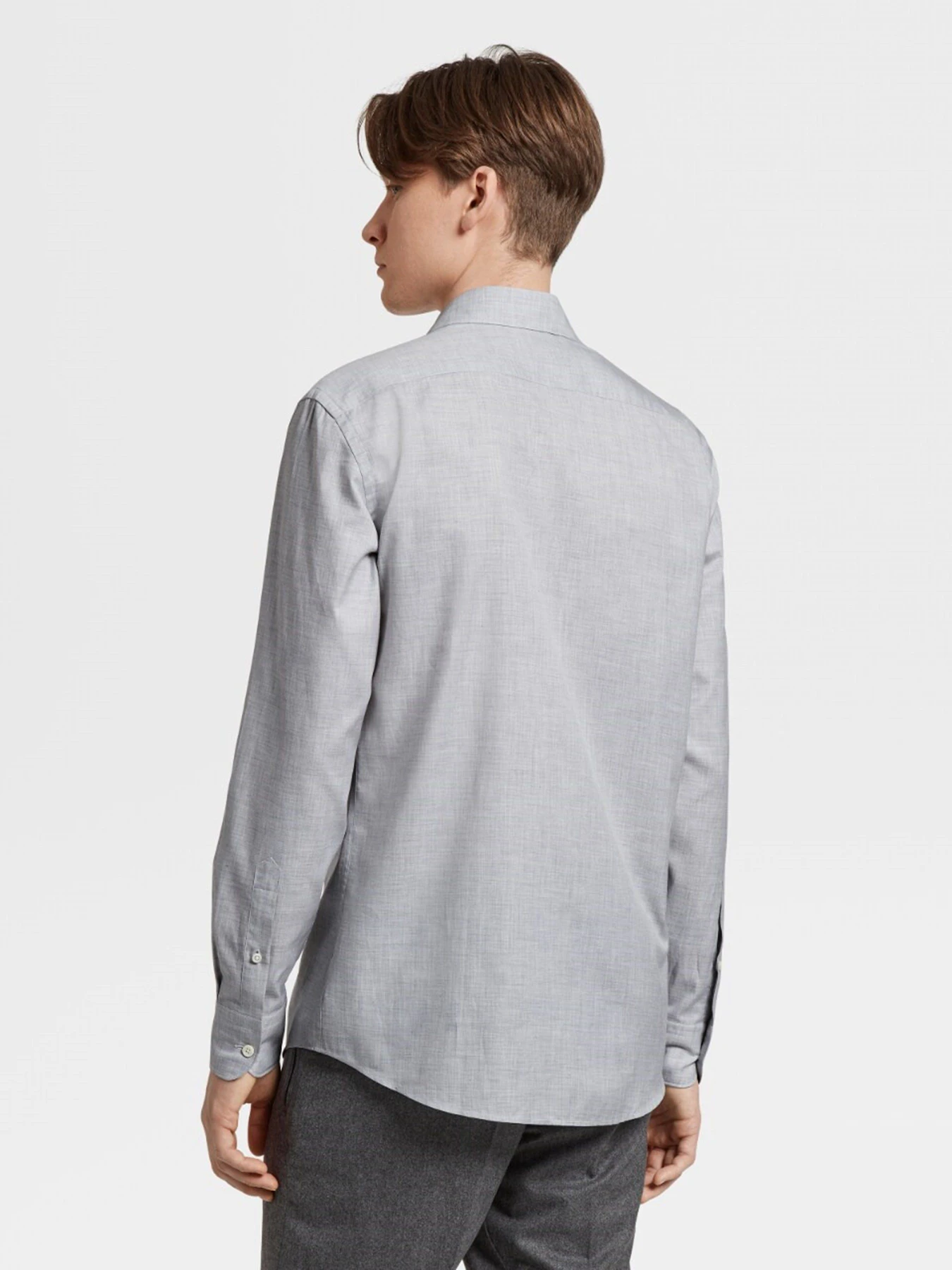 Сорочки Zegna модель SH311636_Сірий Сорочки Zegna модель SH311636_Сірий Фото