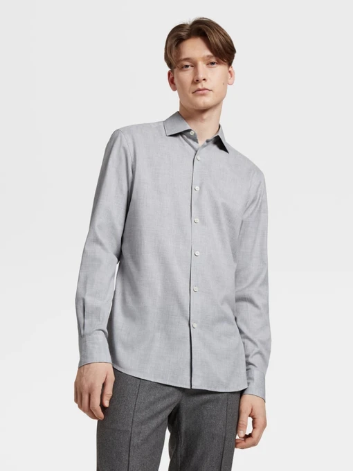 Рубашки Zegna модель SH311636_Сірий Фото