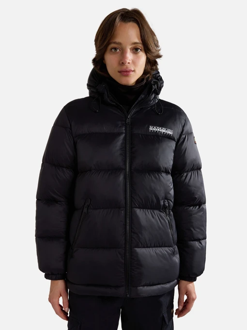 Куртки и дубленки Napapijri Box Medium Puffer модель NP0A4HCP0411 Фото