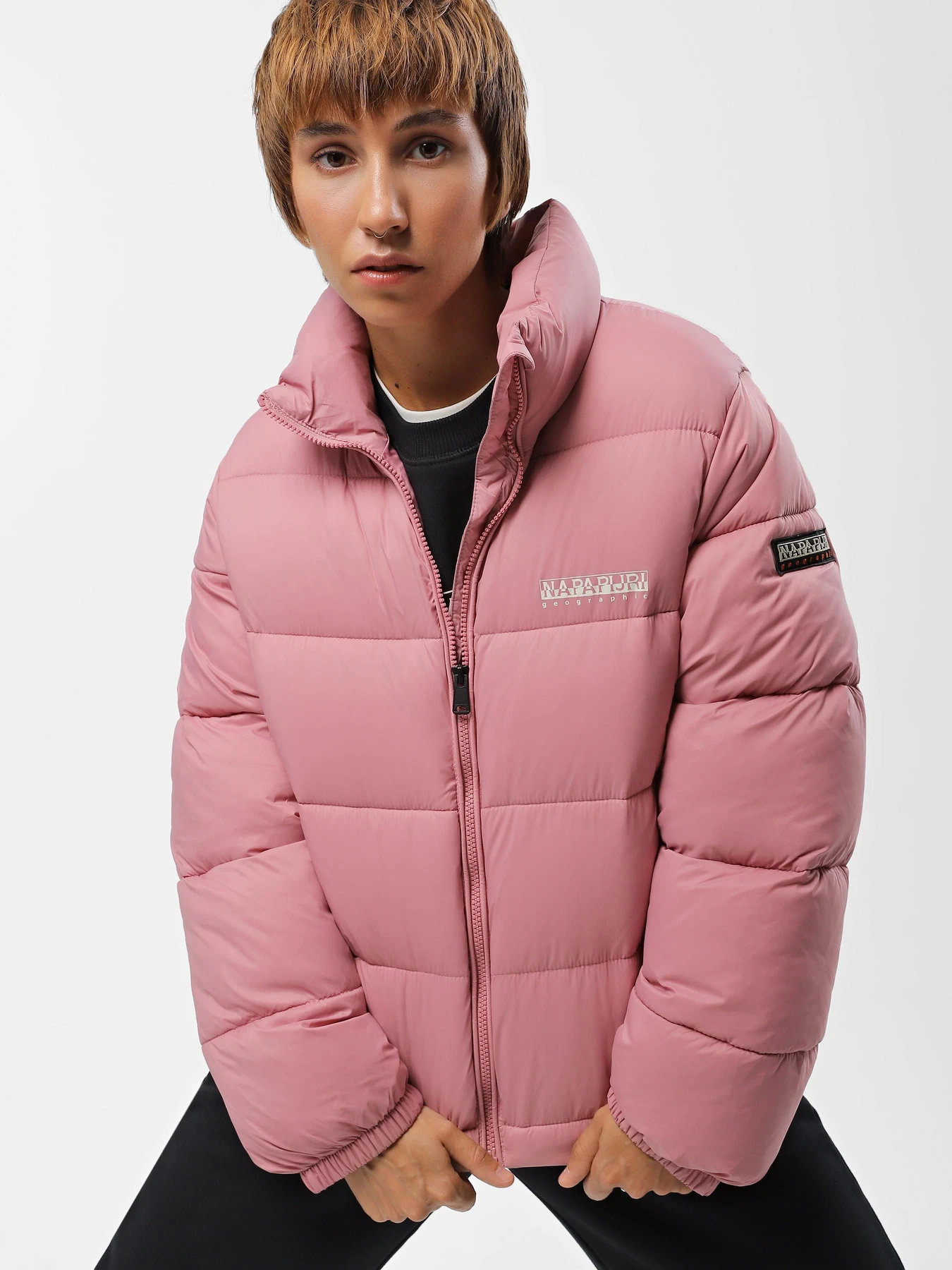 Куртки и дубленки Napapijri Box Puffer модель NP0A4HJVP871 Куртки и дубленки Napapijri Box Puffer модель NP0A4HJVP871 Фото
