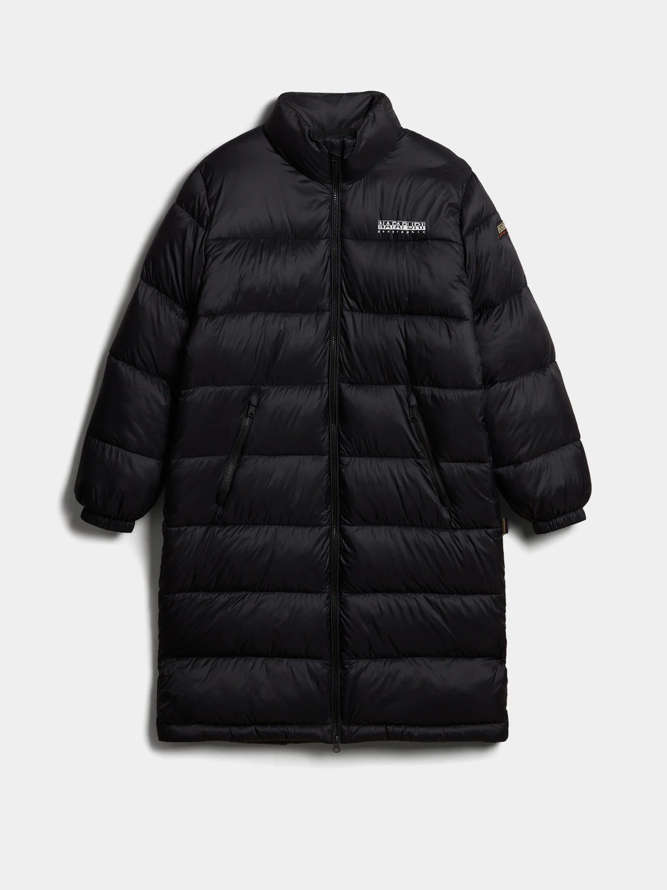 Куртки и дубленки Napapijri Box Long Puffer модель NP0A4HJW0411 Куртки и дубленки Napapijri Box Long Puffer модель NP0A4HJW0411 Фото