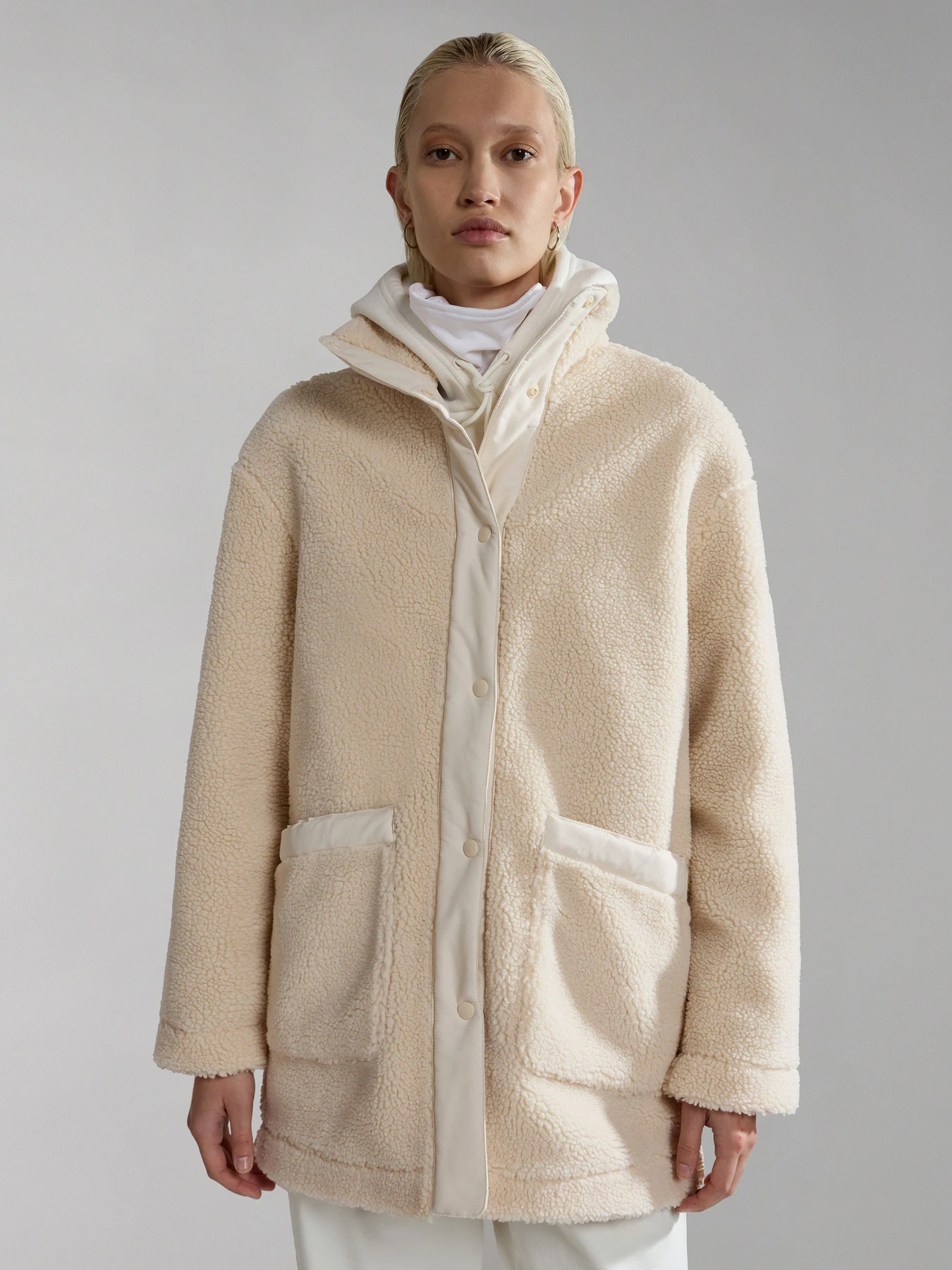 Пальто и плащи Napapijri Astrolabe Turtleneck Fleece модель NP0A4HBSNS51 Фото