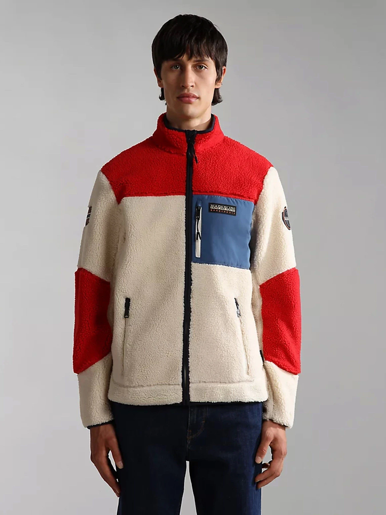 Худи и свитшоты Napapijri Yupik FZ 3 Zip Crewneck модель NP0A4GNTMBA1 Худи и свитшоты Napapijri Yupik FZ 3 Zip Crewneck модель NP0A4GNTMBA1 Фото