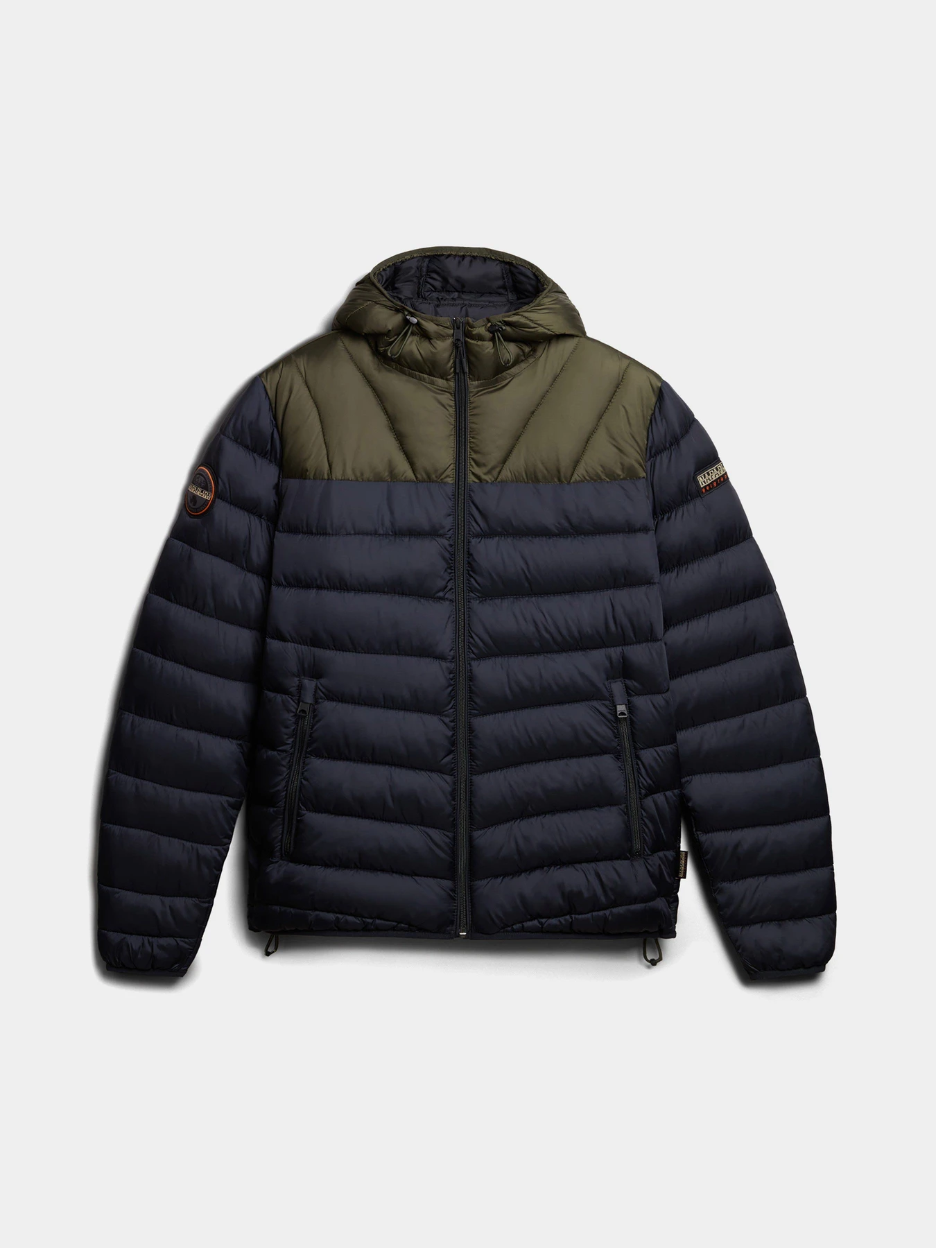 Куртки и дубленки Napapijri Aerons Hood Colour-block Puffer модель NP0A4GJLMB11 Куртки и дубленки Napapijri Aerons Hood Colour-block Puffer модель NP0A4GJLMB11 Фото