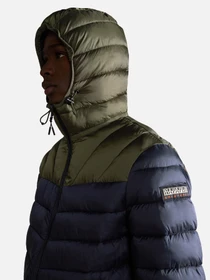 Куртки и дубленки Napapijri Aerons Hood Colour-block Puffer модель NP0A4GJLMB11 Фото