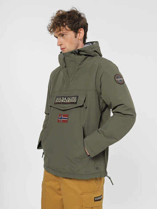 Куртки та дублянки Napapijri Rainforest Pocket Winter Anorak модель NP0A4GMDGE41 Фото