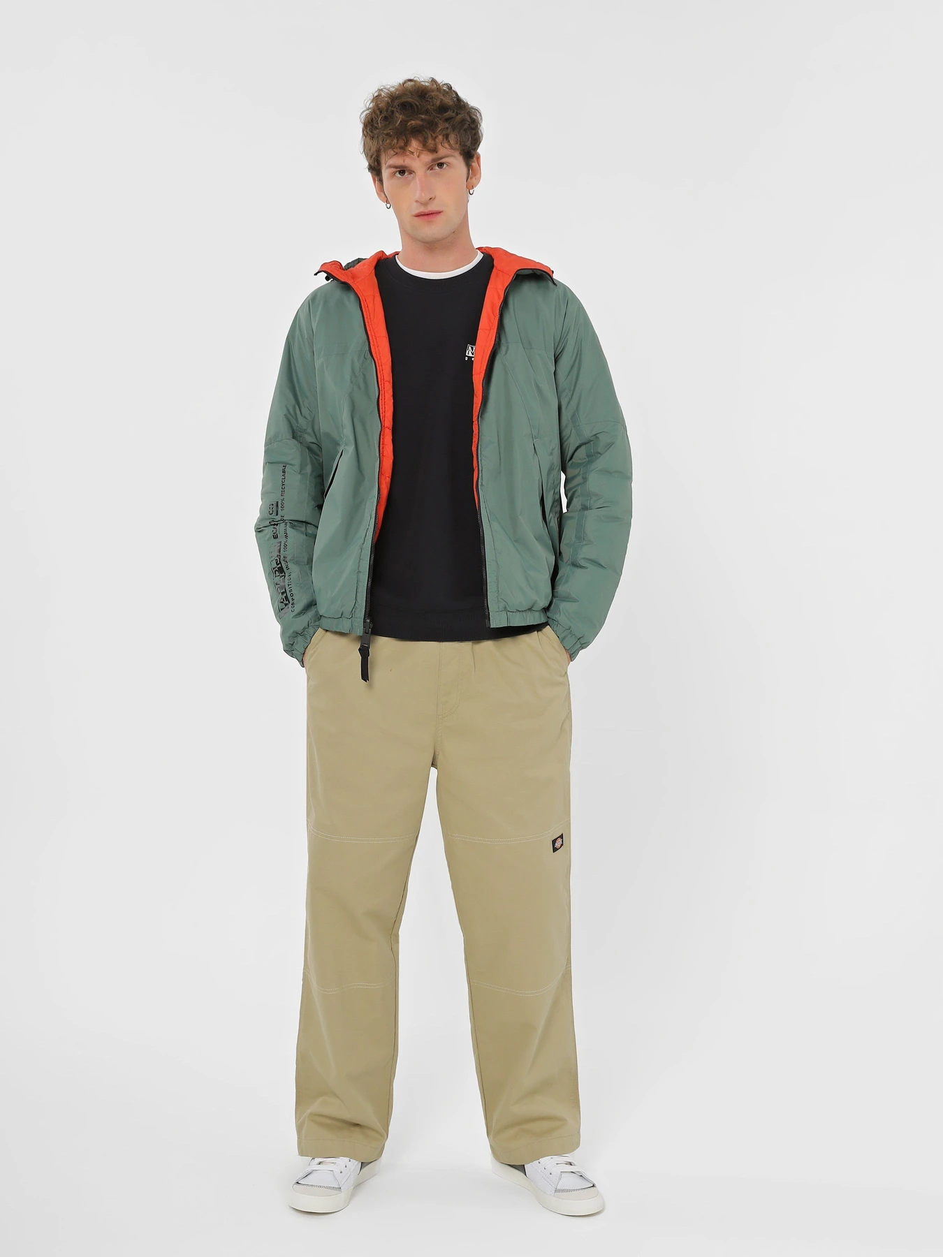 Куртки та дублянки Napapijri Circular Reversible Jacket модель NP0A4HERG1L1 Куртки та дублянки Napapijri Circular Reversible Jacket модель NP0A4HERG1L1 Фото
