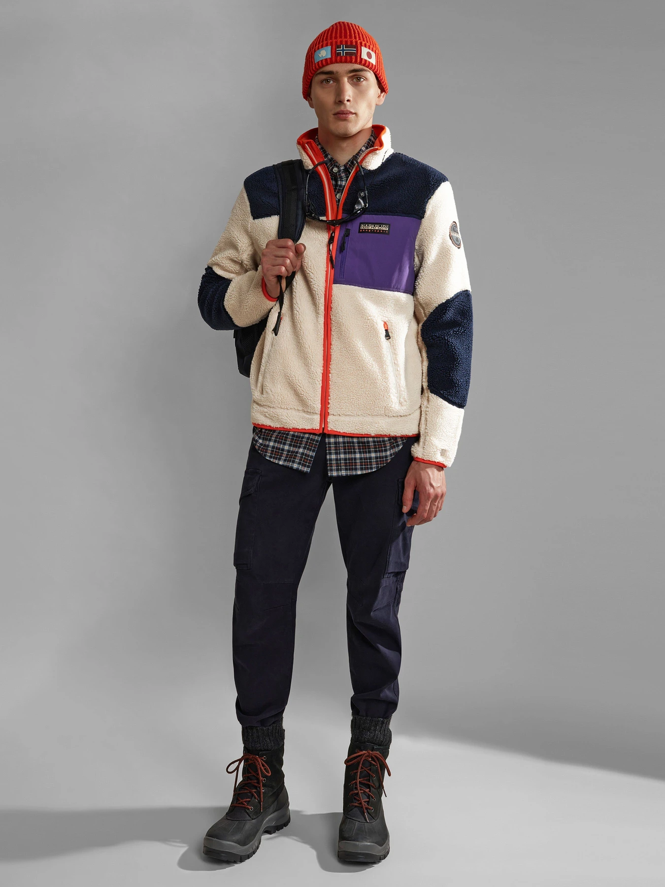 Худи и свитшоты Napapijri Yupik Full-Zip Fleece модель NP0A4GNTMG71 Худи и свитшоты Napapijri Yupik Full-Zip Fleece модель NP0A4GNTMG71 Фото