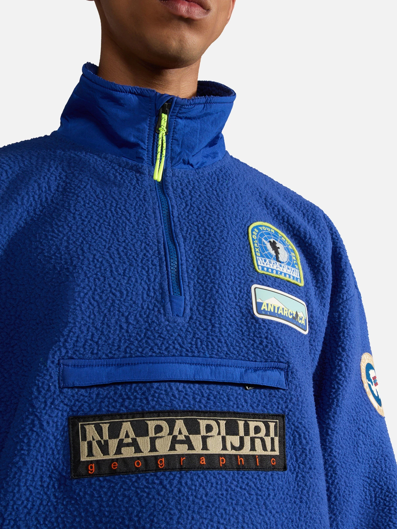 Худи и свитшоты Napapijri Mcmurdo Half-Zip Fleece модель NP0A4HDNB5A1 Худи и свитшоты Napapijri Mcmurdo Half-Zip Fleece модель NP0A4HDNB5A1 Фото
