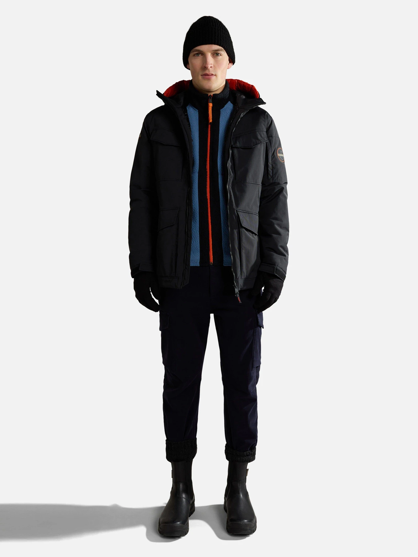 Худи и свитшоты Napapijri Anderby Full-Zip Fleece модель NP0A4HDRB2H1 Худи и свитшоты Napapijri Anderby Full-Zip Fleece модель NP0A4HDRB2H1 Фото