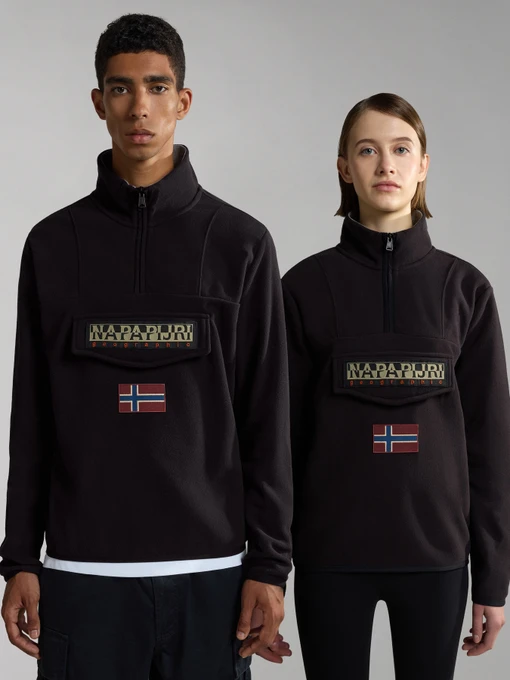 Худі та світшоти Napapijri Burgee Half-Zip Fleece модель NP0A4HMZ0411 Фото