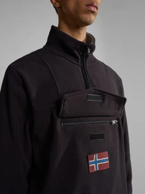 Худи и свитшоты Napapijri Burgee Half-Zip Fleece модель NP0A4HMZ0411 Фото