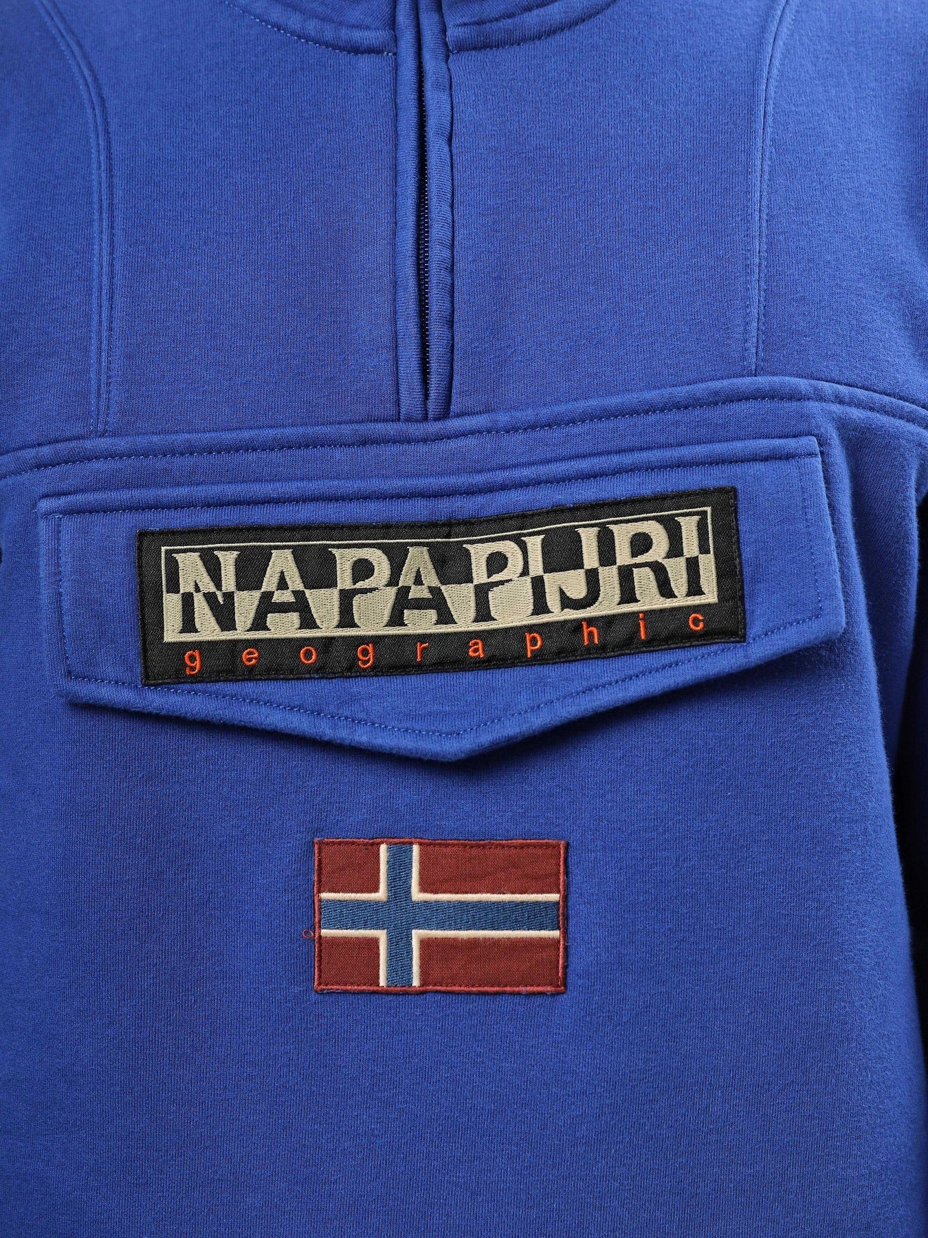 Худи и свитшоты Napapijri Burgee Half-Zip Fleece модель NP0A4GJCB5A1 Худи и свитшоты Napapijri Burgee Half-Zip Fleece модель NP0A4GJCB5A1 Фото