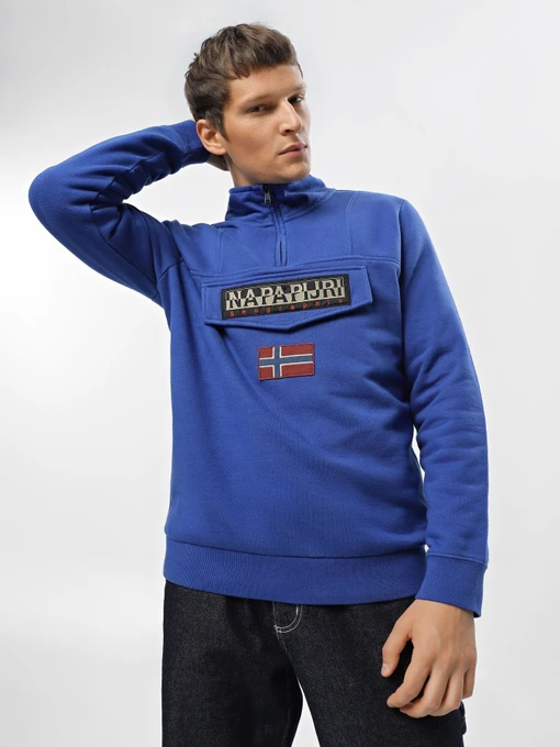 Худи и свитшоты Napapijri Burgee Half-Zip Fleece модель NP0A4GJCB5A1 Фото