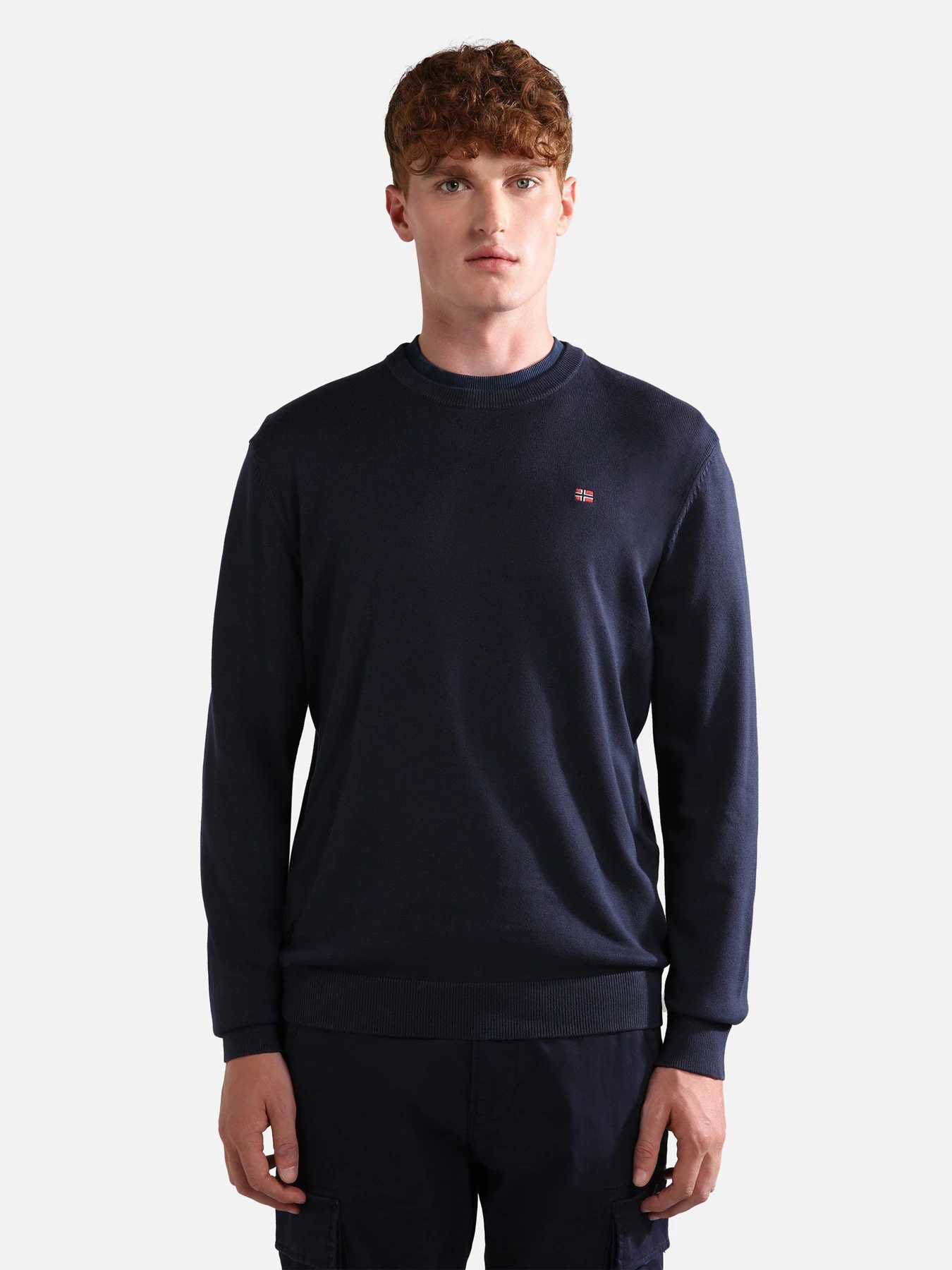 Свитры и кардиганы Napapijri Droz Crew Neck модель NP0A4GJP1761 Свитры и кардиганы Napapijri Droz Crew Neck модель NP0A4GJP1761 Фото