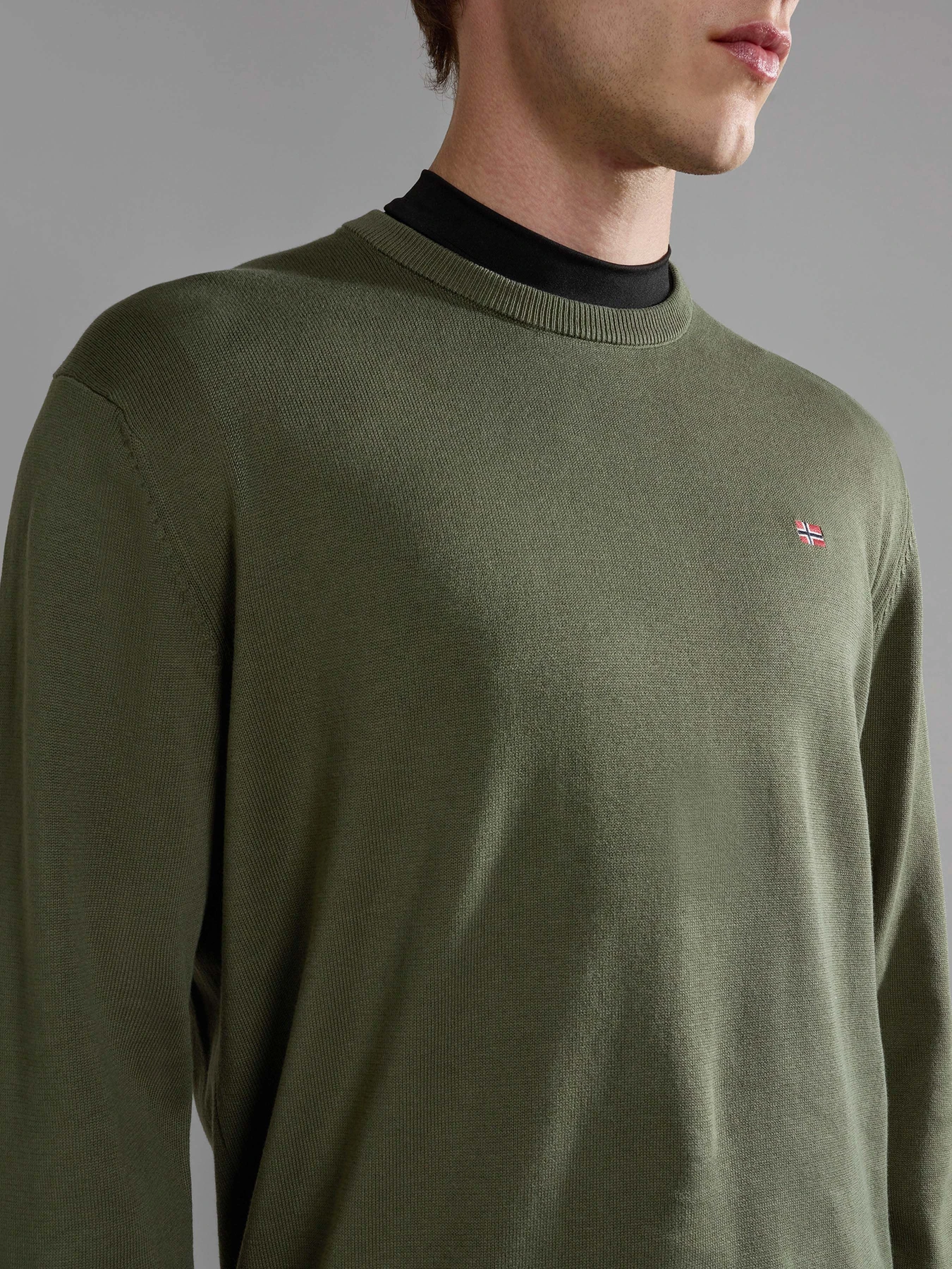 Свитры и кардиганы Napapijri Droz Crew Neck модель NP0A4GJPGE41 Свитры и кардиганы Napapijri Droz Crew Neck модель NP0A4GJPGE41 Фото