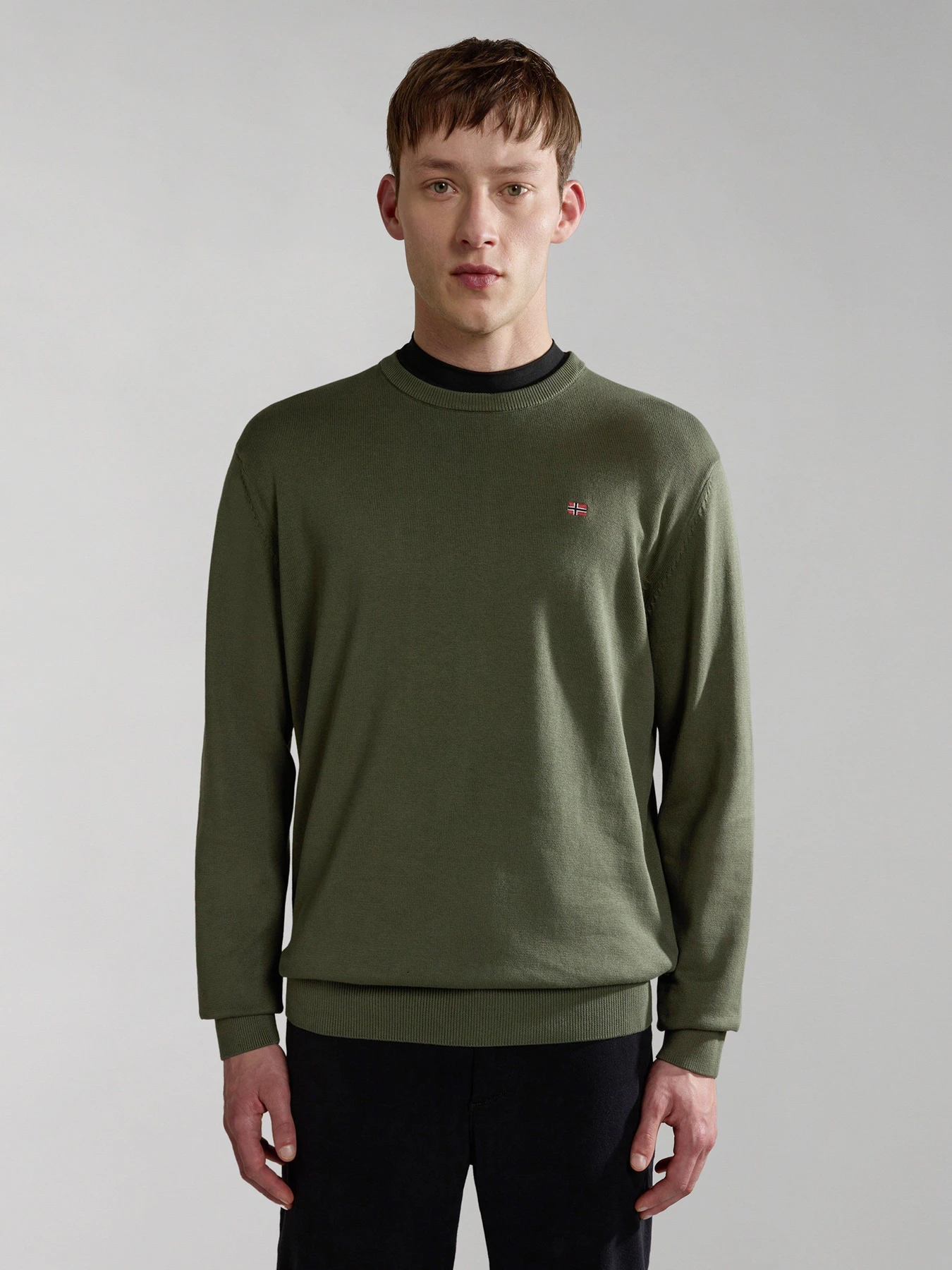 Свитры и кардиганы Napapijri Droz Crew Neck модель NP0A4GJPGE41 Свитры и кардиганы Napapijri Droz Crew Neck модель NP0A4GJPGE41 Фото