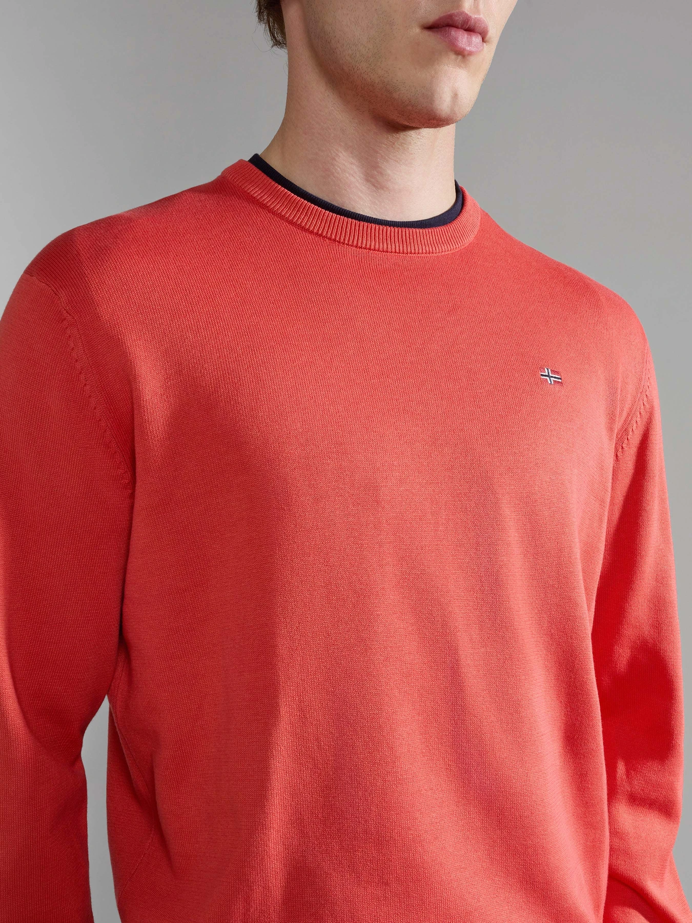 Свитры и кардиганы Napapijri Droz Crew Neck модель NP0A4GJPR141 Свитры и кардиганы Napapijri Droz Crew Neck модель NP0A4GJPR141 Фото