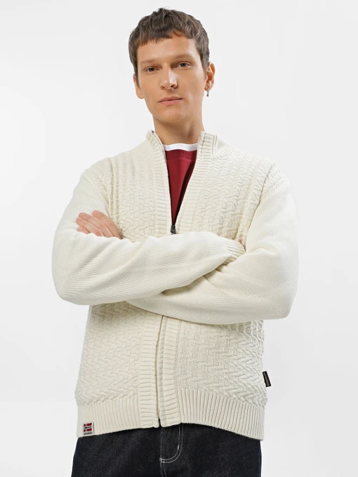 Худі та світшоти Napapijri Trondheim Full-Zip модель NP0A4HK1N1A1 Фото