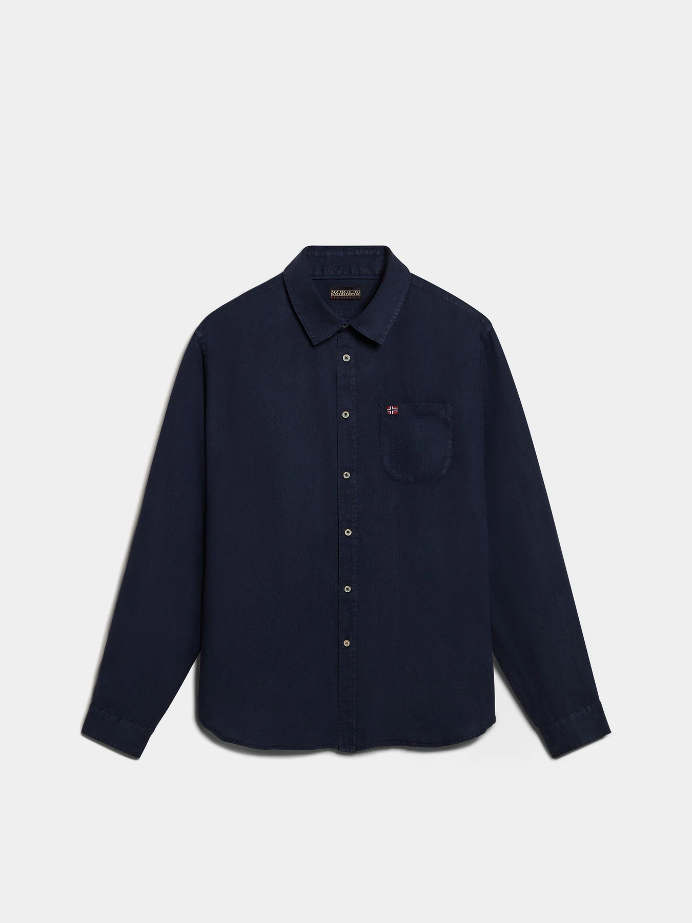 Рубашки Napapijri Linen модель NP0A4HQ21761 Рубашки Napapijri Linen модель NP0A4HQ21761 Фото