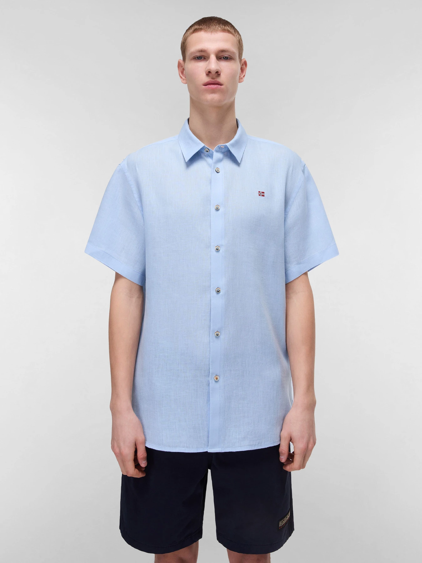 Рубашки Napapijri Linen модель NP0A4HT5I831 Фото