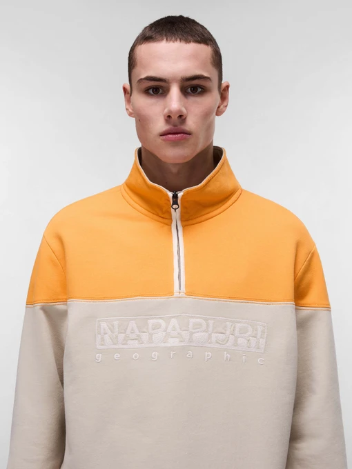 Бавовняна Чоловіча Кофта Napapijri Saturnia 1/2 Zip фото 3