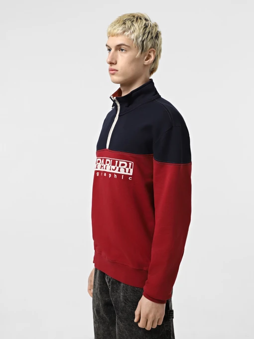 Худі та світшоти Napapijri Saturnia 1/2 Zip модель NP0A4ICHR1E1 Фото