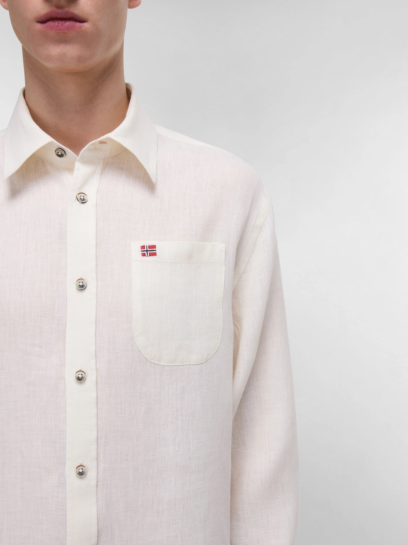 Сорочки Napapijri Linen модель NP0A4HQ2N1A1 Фото
