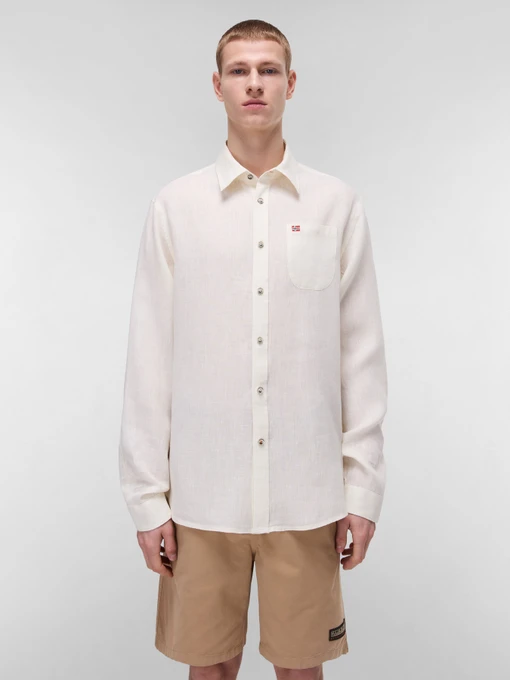 Сорочки Napapijri Linen модель NP0A4HQ2N1A1 Фото