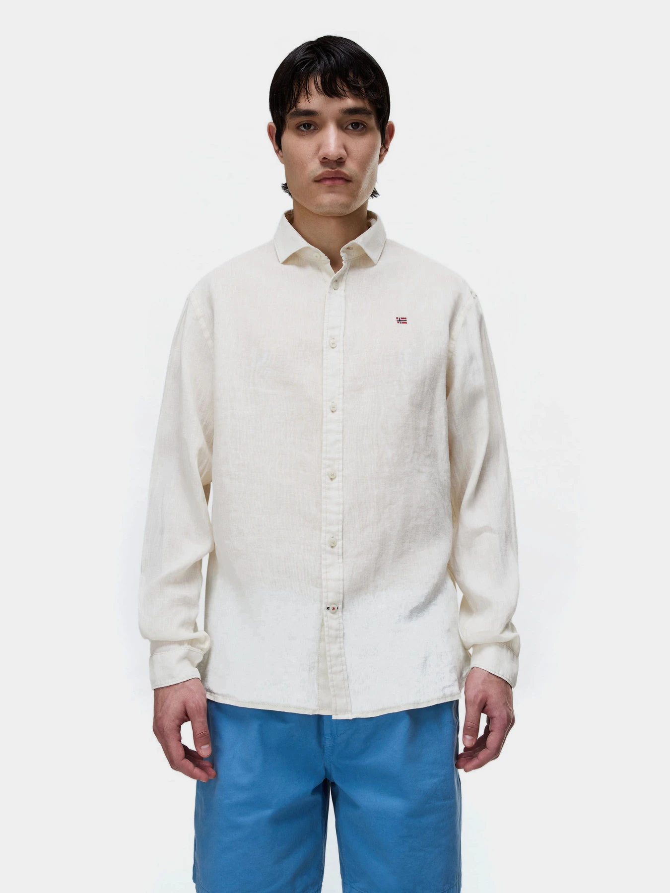 Сорочки Napapijri G-LINEN LS модель NP0A4FYSN1A1 Сорочки Napapijri G-LINEN LS модель NP0A4FYSN1A1 Фото