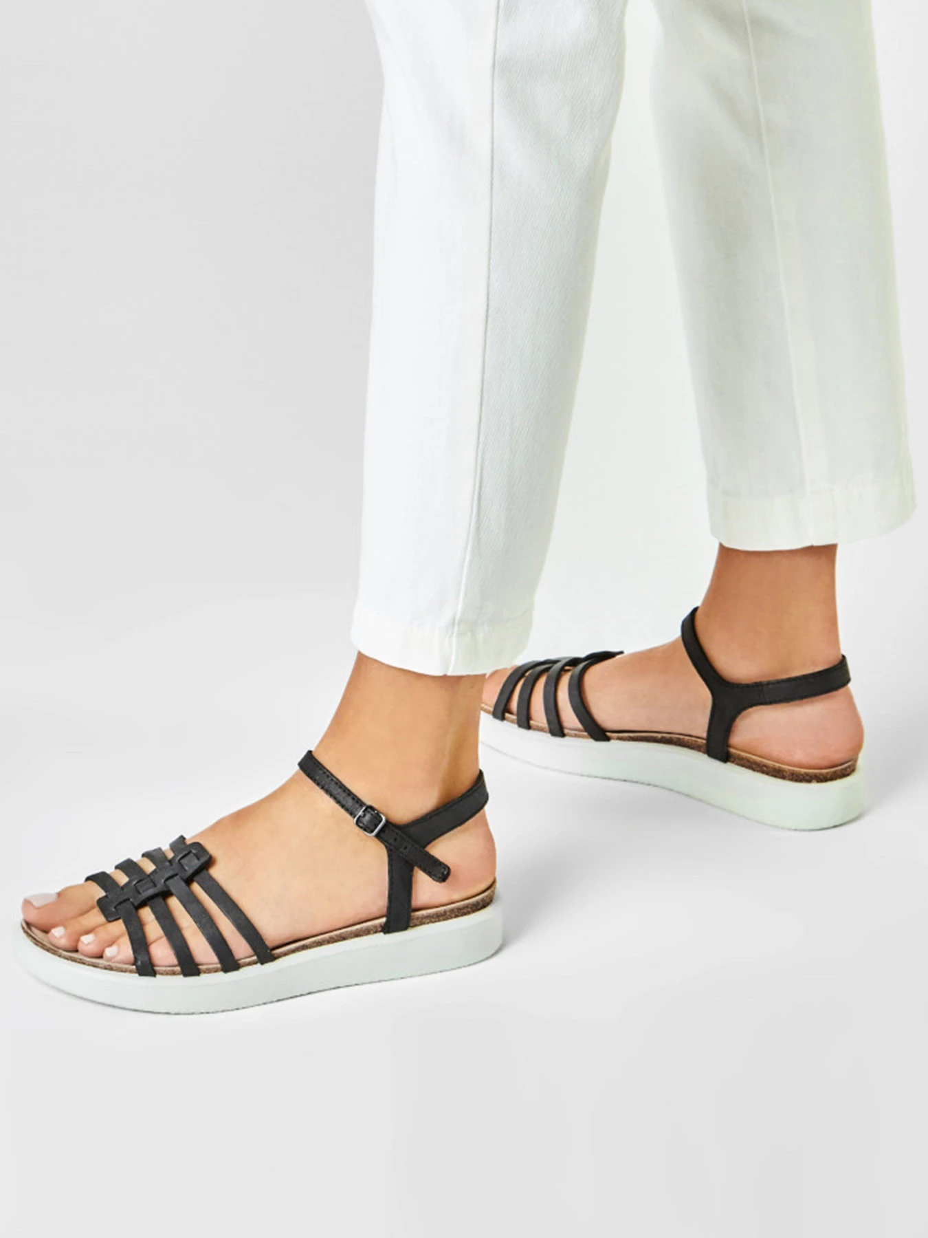 Сандалии ECCO CORKSPHERE SANDAL модель 27183302001 Сандалии ECCO CORKSPHERE SANDAL модель 27183302001 Фото