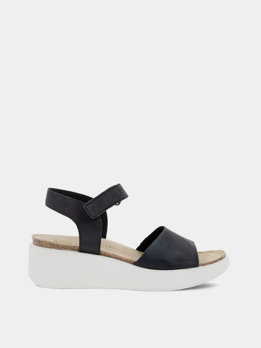 Босоножки ECCO Flowt Wedge Cork модель 27231301001 Фото