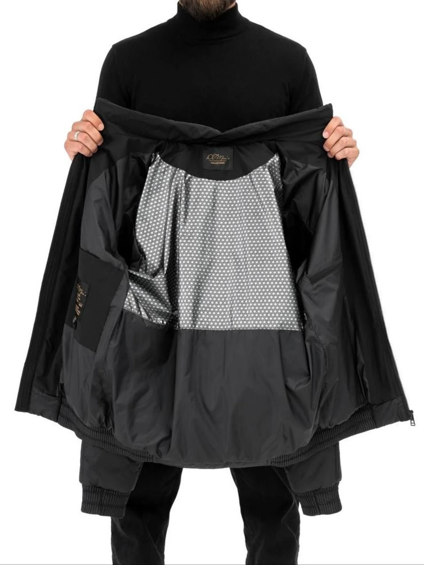 Куртки и дубленки D&V couture модель 144-DVL-BLCK Фото